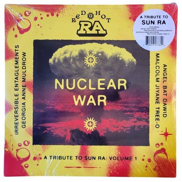 *NEW* Red Hot & Ra - Nuclear War (ORANGE YELLOW SPLATTER VINYL) - Picture 1 of 3